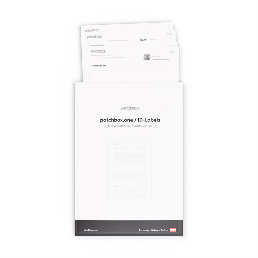 patchbox.one ID-Labels 432 bedruckbare Aufkleber