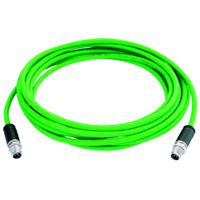 TELEGÄRTNER STX M12x1-M12x1 VL X-kod. Cat.6A, CP01CP01B-SFTP2607C7-1PUR-A1000, 10 m