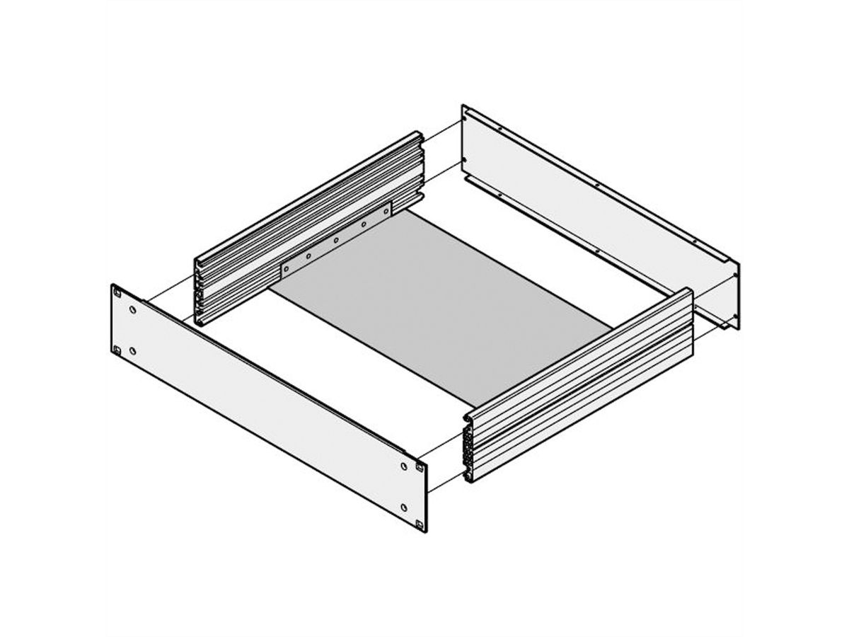 SCHROFF Montageplatte - CHASSISPLATTE 270T