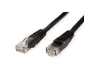 VALUE Patchkabel Kat.6 (Class E) UTP, schwarz, 10 m