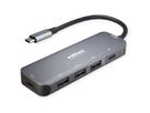 ROLINE USB 3.2 Gen 2 Hub, 4fach, Typ-C-Anschlusskabel