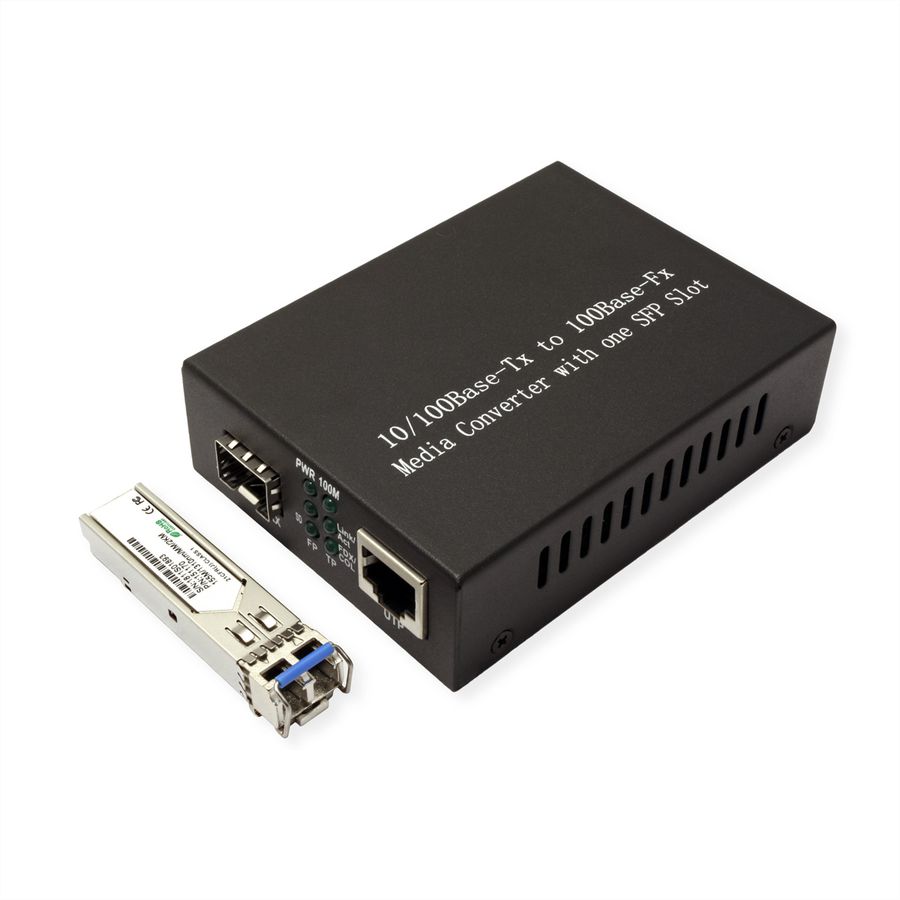 VALUE Fast Ethernet Konverter, RJ-45 - LC (inkl. Mini-GBIC)