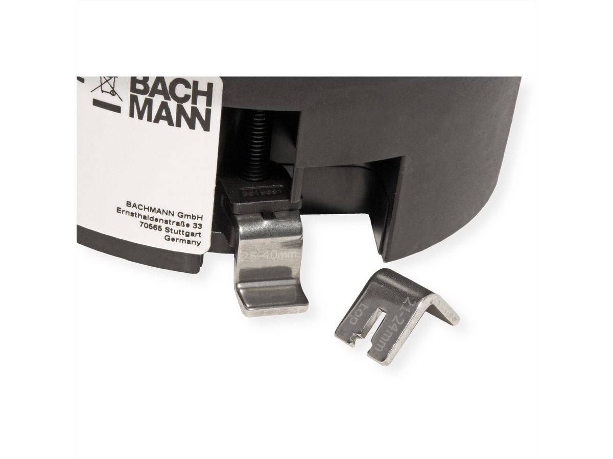 BACHMANN TWIST 2 1xUTE 1xUSB A/C 22W 2,0m AEH RAL9005 30GE rund
