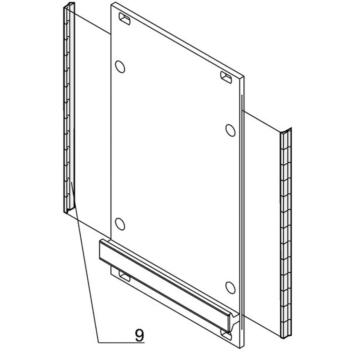 SCHROFF EMV-Dichtung (Stahl, rostfrei) - EMC DICHTUNG 3HE 97LG 100ST.