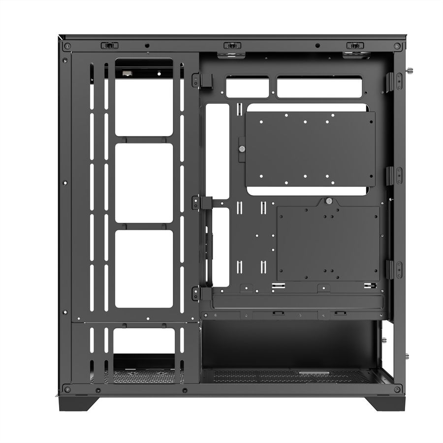 XILENCE Xilent Gleam X818.ARGB Gaming ATX PC-Gehäuse schwarz, RGB ATX Midi Tower