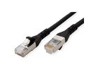 METZ CONNECT Patchkabel Cat.6A AWG 26, LSOH, schwarz, 30 m