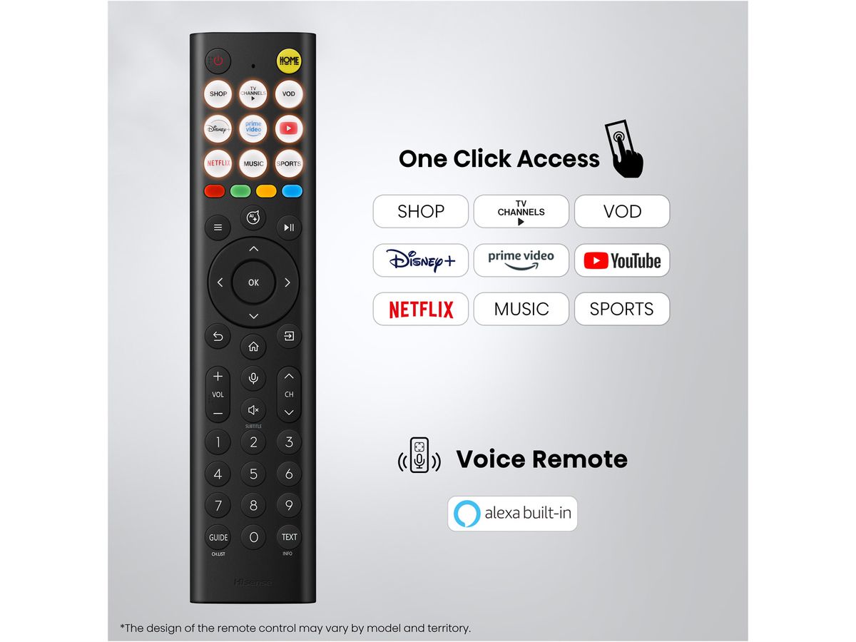 Hisense TV 85U7DSE 85", Mini-LED 4K, 144Hz, 1300 Nits