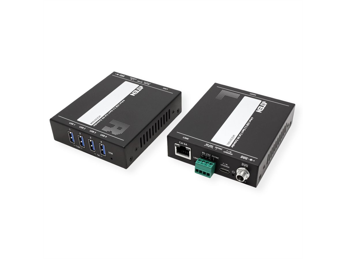 ATEN UCE33100 4-Port USB3.2 Gen1 Cat 6A Extender bis zu 100m