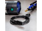 BACHMANN Netzkabel Schutzkontakt - IEC320-C19 16A/250V, unverpackt, schwarz, 3 m