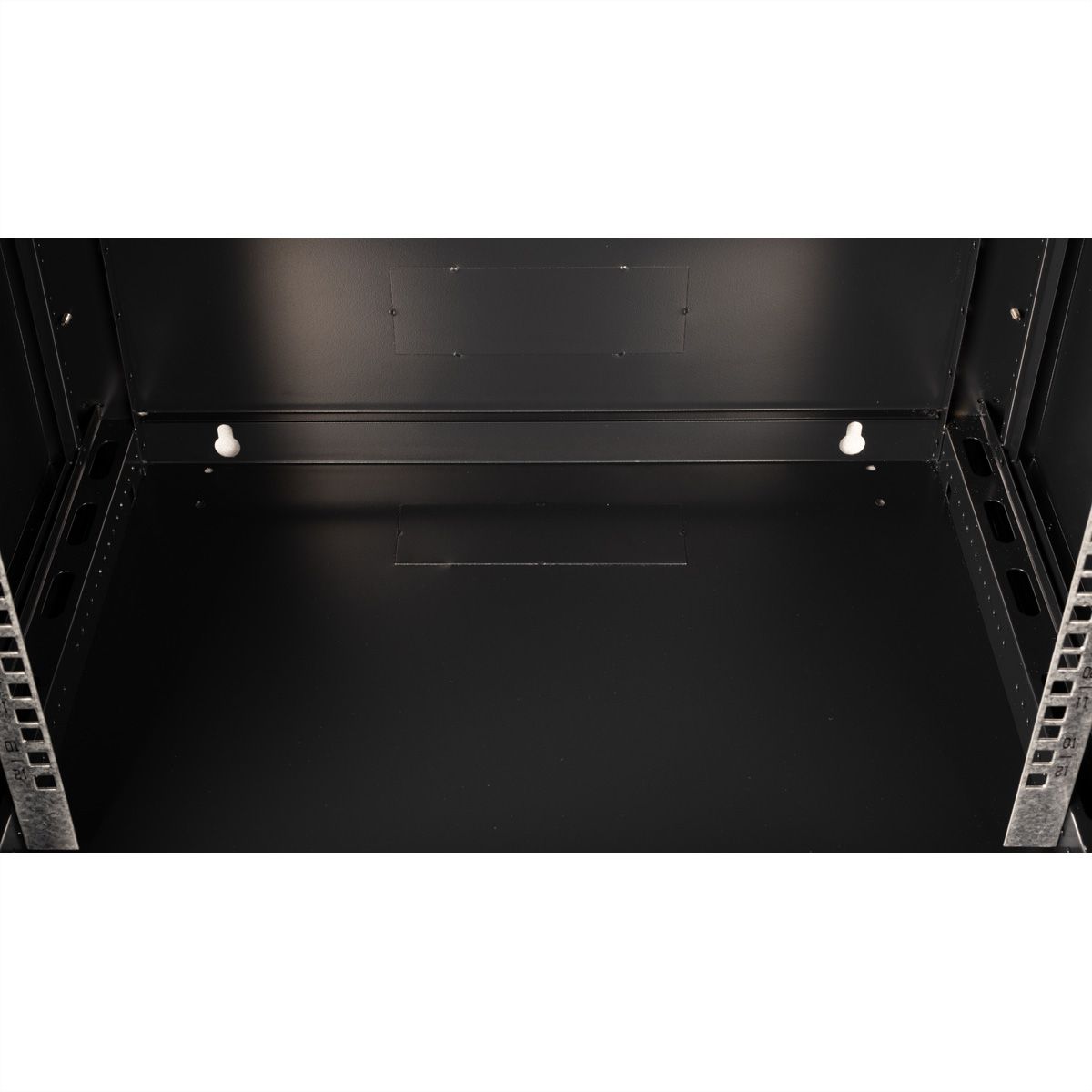 VALUE 19-Zoll Wandgehäuse 12HE, 600x450mm schwarz, Bausatz
