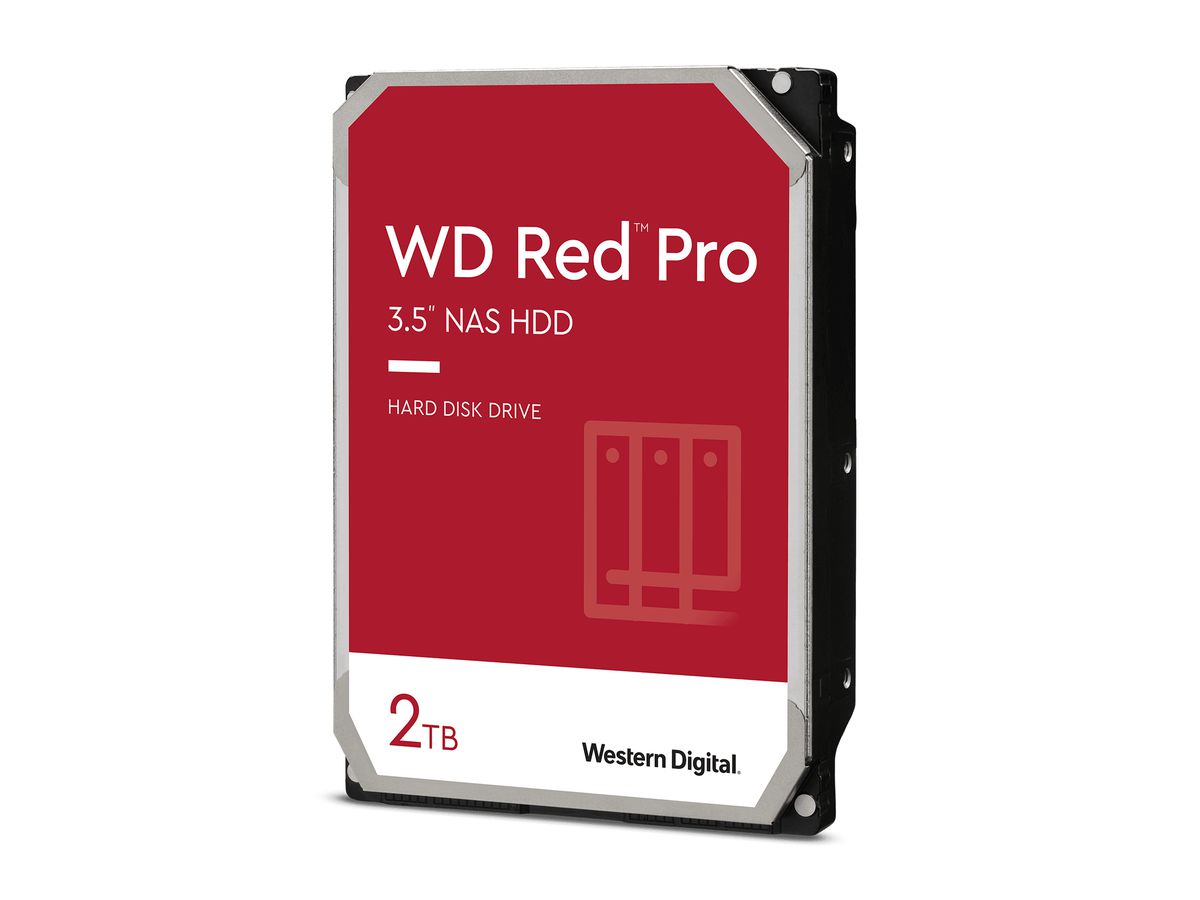 Western Digital Red Pro Interne Festplatte 2 TB 7200 RPM 64 MB 3.5" Serial ATA III