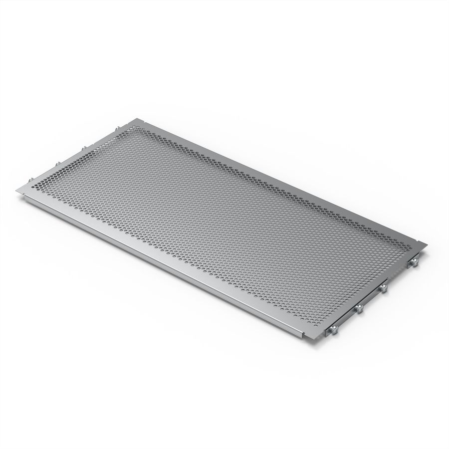 SCHROFF Abdeckblech für Anschraubung an die Seitenwand, 275 mm tief (CompactPCI) - ABDECKBLECH EMC 84TE 275T 2ST