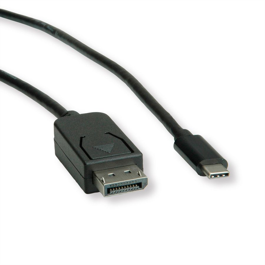 ROLINE USB Typ C - DisplayPort Adapterkabel, v1.2, ST/ST, 2 m