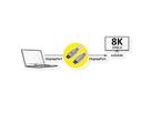 ROLINE RM DisplayPort Kabel, v1.4, DP ST - ST, schwarz, 2 m