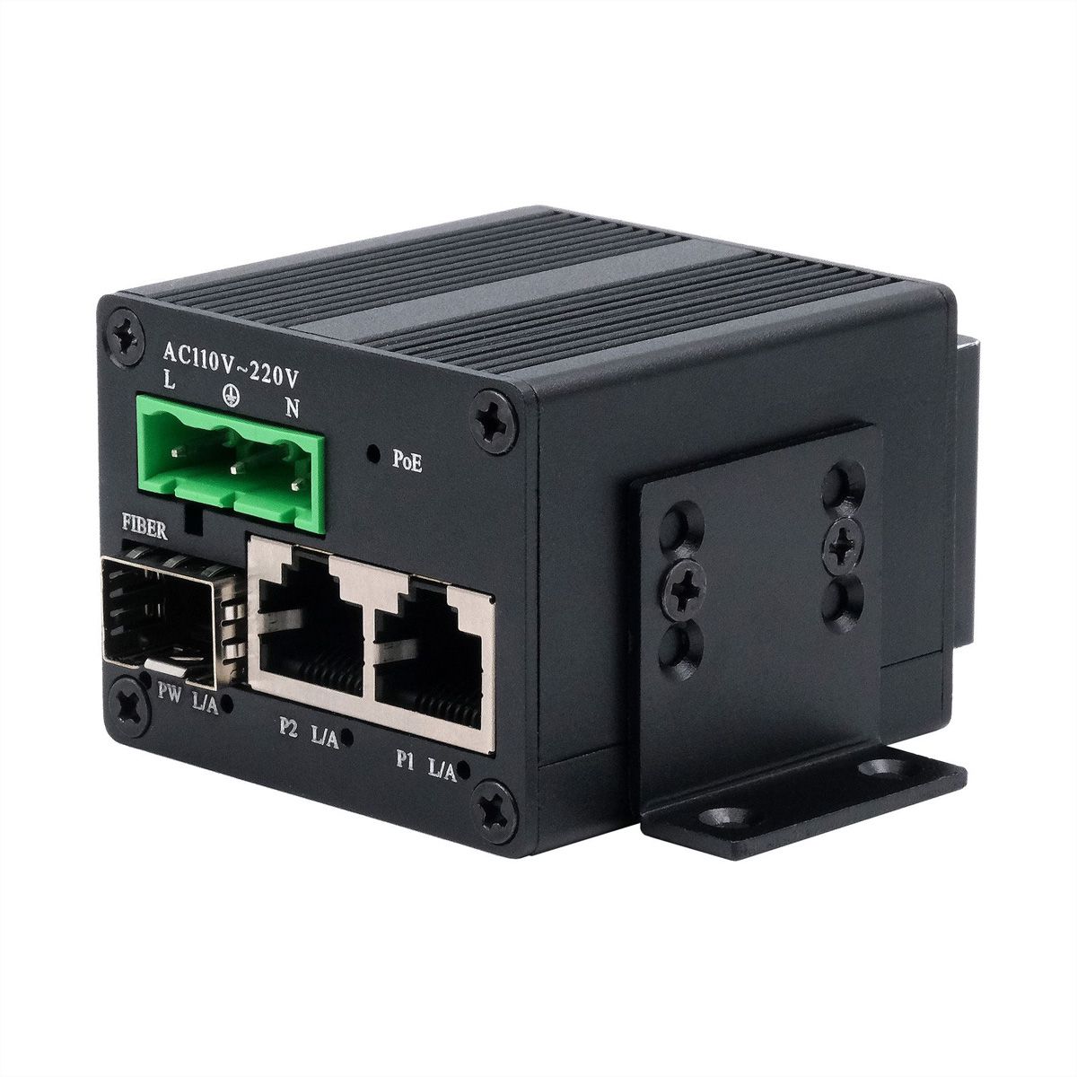 EXSYS EX-62010PoE-SFP Micro 2+1-Port PoE+Industrial Gigabit Switch