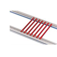 SCHROFF Führungschiene für Kartenhöhe 4,4'', Nutbreite 2,0 mm, Länge 220 mm - FUEHRUNGSS 220T 4,4" 2,0NU
