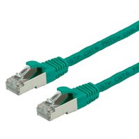 VALUE Patchkabel Cat.6 (Class E) S/FTP (PiMF), LSOH, grün, 0,5 m
