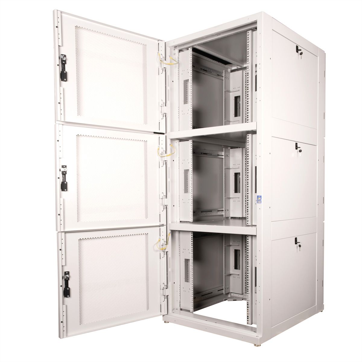 ROLINE Colocation-Schrank 47HE 800x1000mm, 3-Fächer, grau