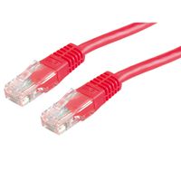 VALUE Patchkabel Cat.6 (Class E) UTP, rot, 0,5 m