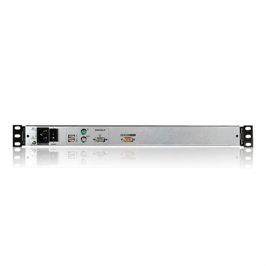 ATEN CL5800N KVM-Konsole, 48cm LCD, VGA, PS/2-USB, Peripheral Port, ES-Layout