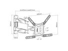 VALUE LCD-/TV-Wandhalterung, 4 Gelenke, bis 35 kg