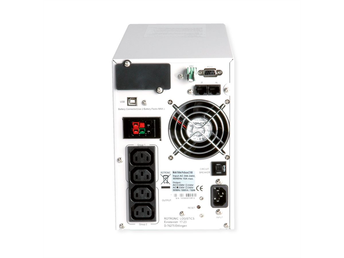 ROLINE ProSecure II 1000 - Online USV
