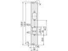 SCHROFF Frontplatten für D-Sub Steckverbinder - TEILFRPL.3HE 4TE 2X 9POL.EMC