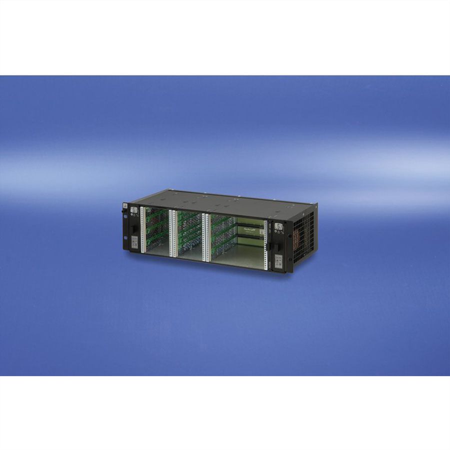 SCHROFF System, 3 HE, für 2 Single und 4 Double (8 Single) Full-size-AdvancedMC-Module - MTCA SYST.3HE 3X24TE 215T
