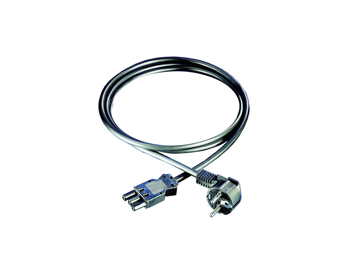 SCHROFF Netzanschlussltg,Schutzkontakt/UTE-Stecker-Wieland-Buchse