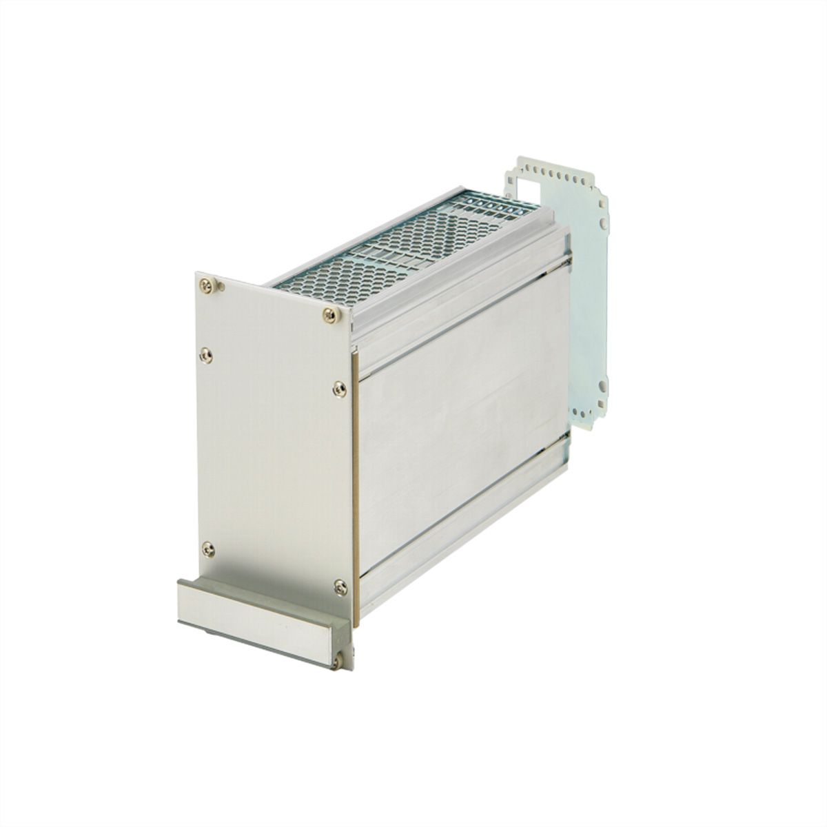SCHROFF Kassetten PRO 3 HE-Bausätze, Frontplatte geschirmt (Textildichtung) - KAS S1 FS EMV 3HE 42TE 167T