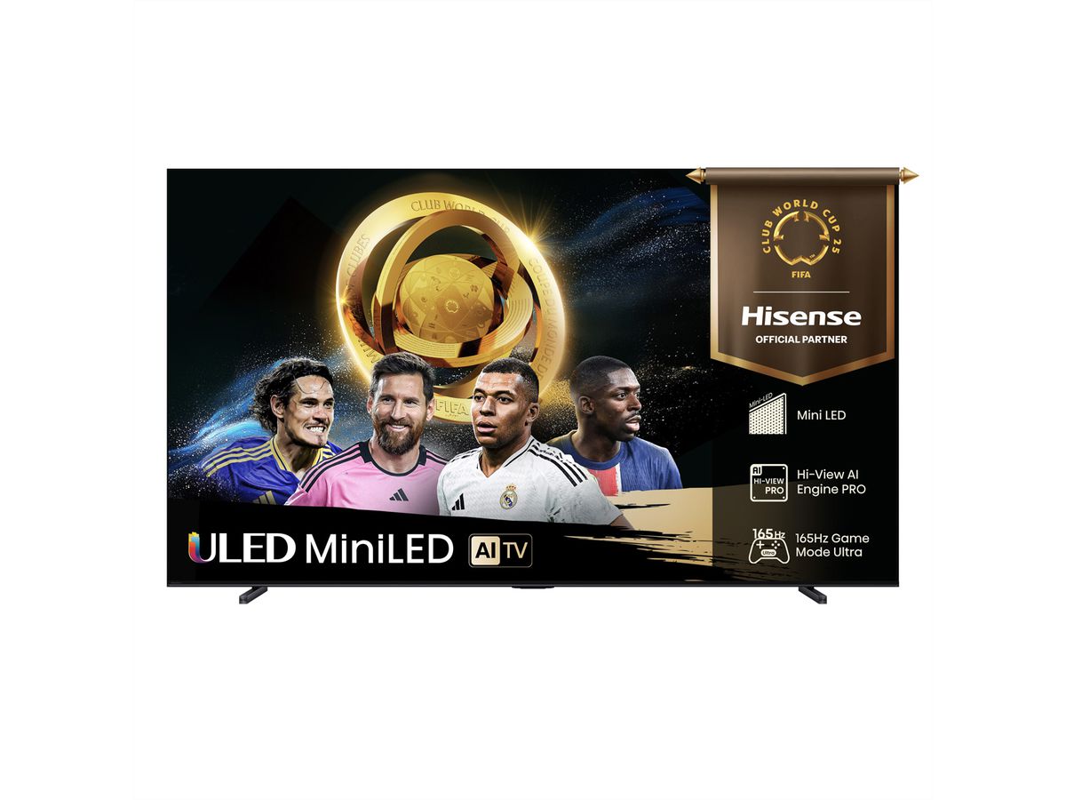 Hisense TV 100U7Q 100" , Mini-LED 4K, 165Hz, 1'000 Nits