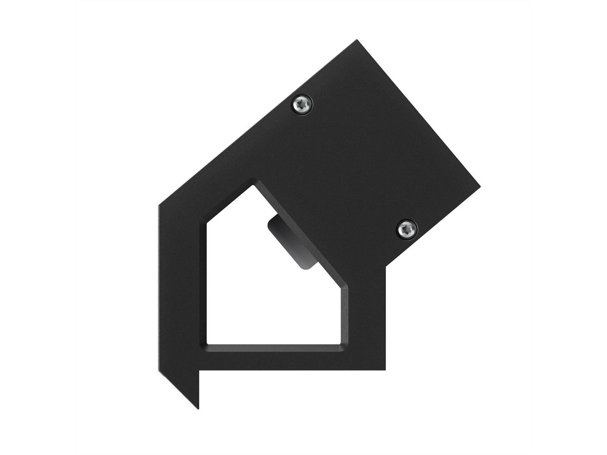 BACHMANN DESK2 ALU BLACK 2xUTE, 1xUSB C/C 65W L=0,2m