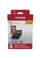 Canon CLI-526 BK/C/M/Y Photo Value Pack