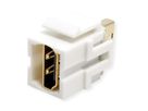 BACHMANN HDMI 2.0 Keystone Modul Buchse/Buchse weiss