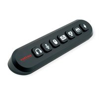 ROLINE USB 3.2 Gen 1 Hub, 7fach, austauschbare Tasten, Typ-A-Anschlusskabel