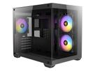 ANTEC CX600M ARGB B Micro-ATX Tower Gaming PC Gehäuse, schwarz