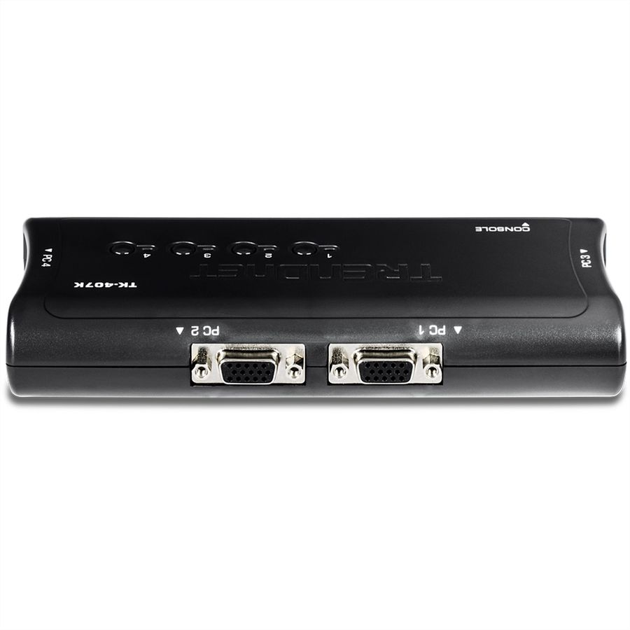 TRENDnet TK-407K KVM Switch 4-Port USB Kit