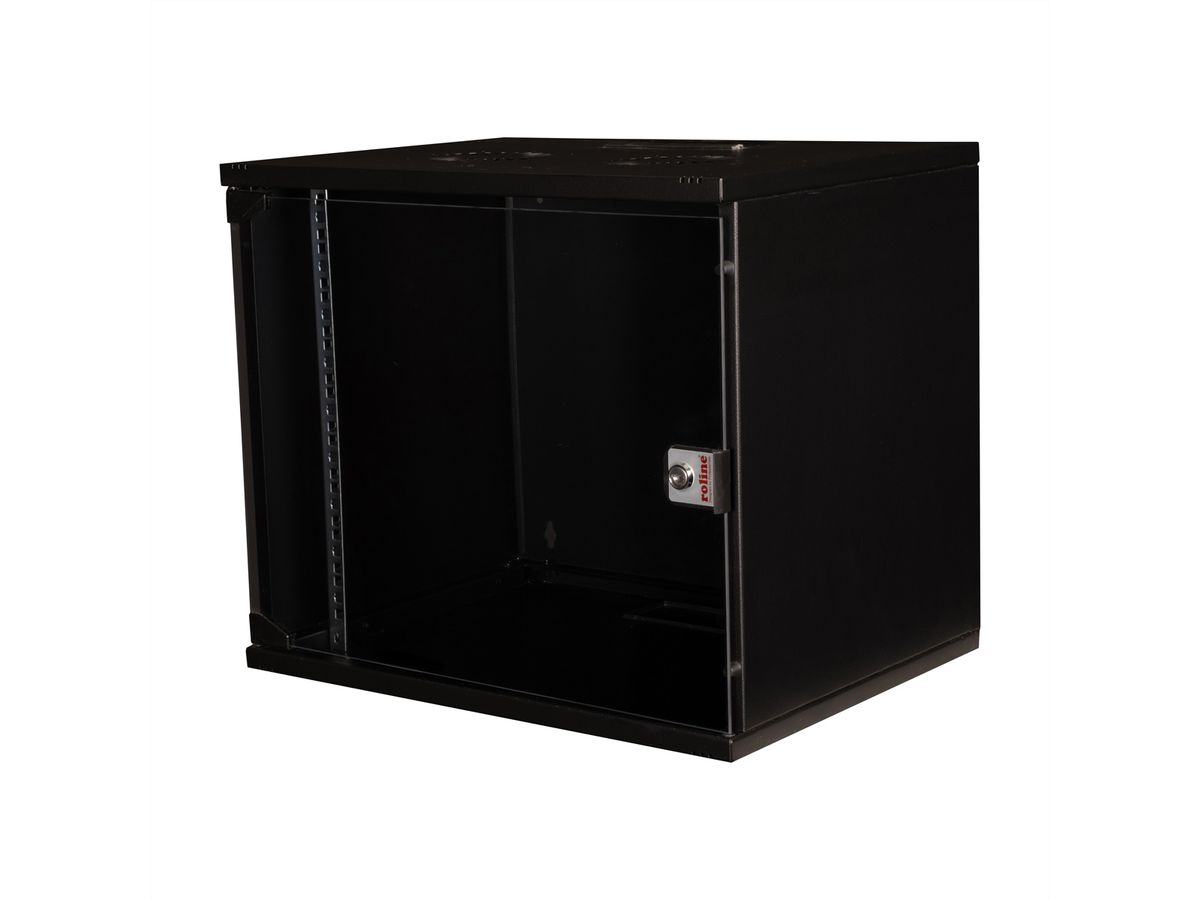 ROLINE 19-Zoll Wandgehäuse Basic 9 HE, 540x400 BxT Bausatz schwarz