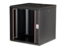 ROLINE 19-Zoll Wandgehäuse Pro 12 HE, 600x600 BxT schwarz