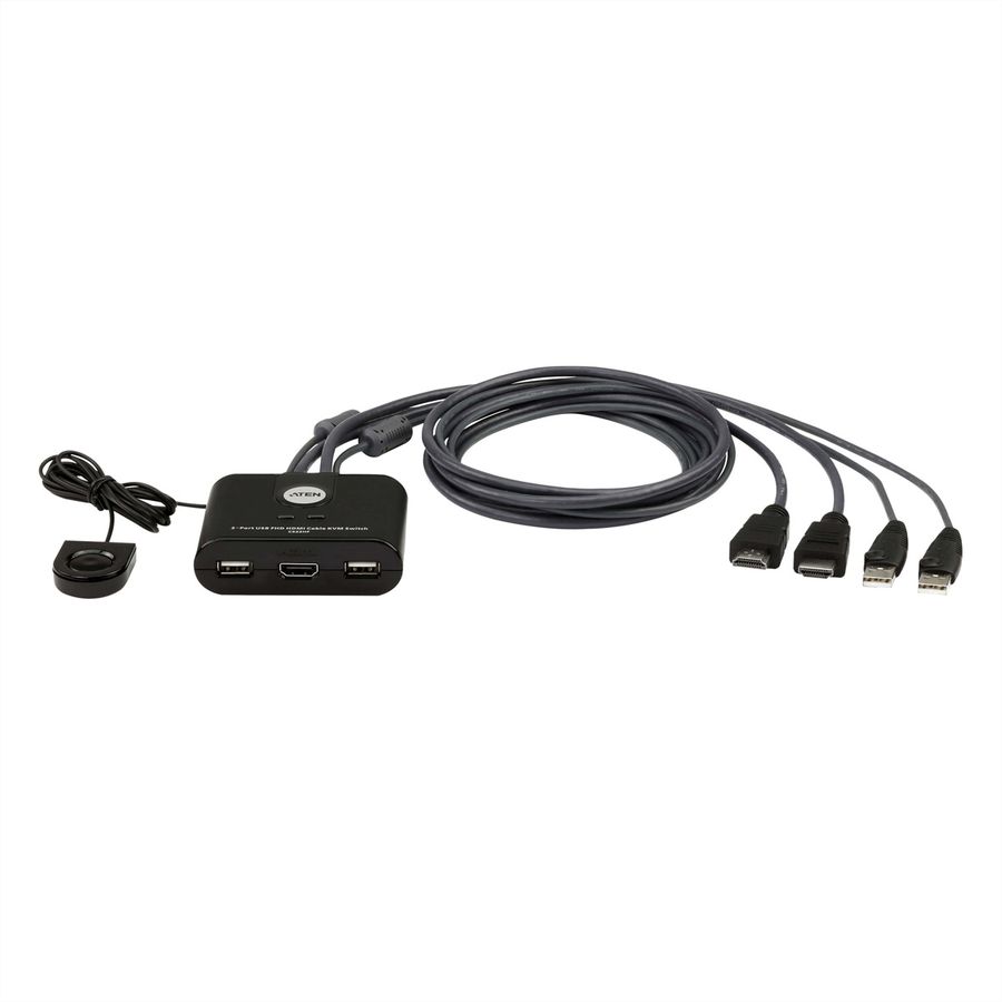 ATEN CS22HF USB FHD HDMI Kabel Switch 2-Port