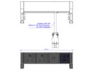 BACHMANN DESK2 2xUK 1xUSB A/C 22W, 0,2m GST18 INOX United Kingdom