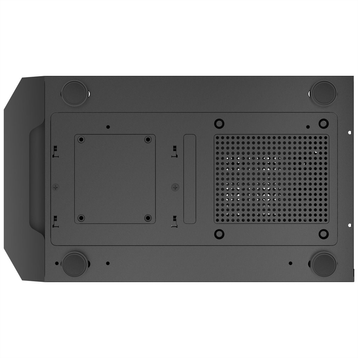 ANTEC AX20 PC Gehäuse Midi Tower Gaming Black ATX, schwarz