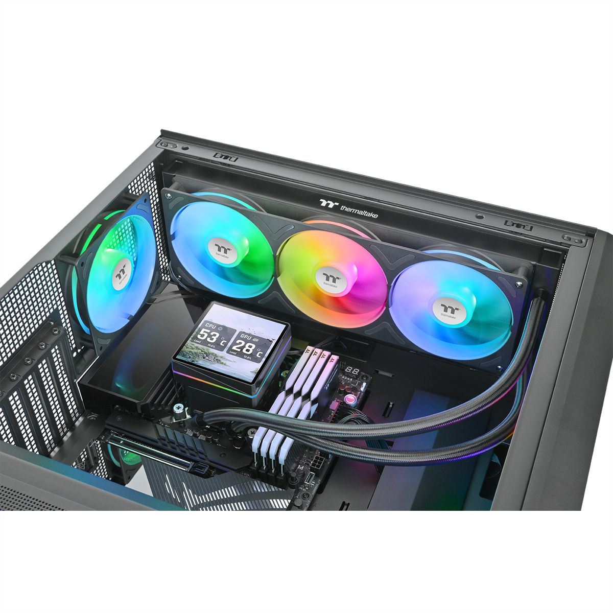 Thermaltake TH360 V3 Ultra ARGB Sync AIO Liquid Cooler, schwarz