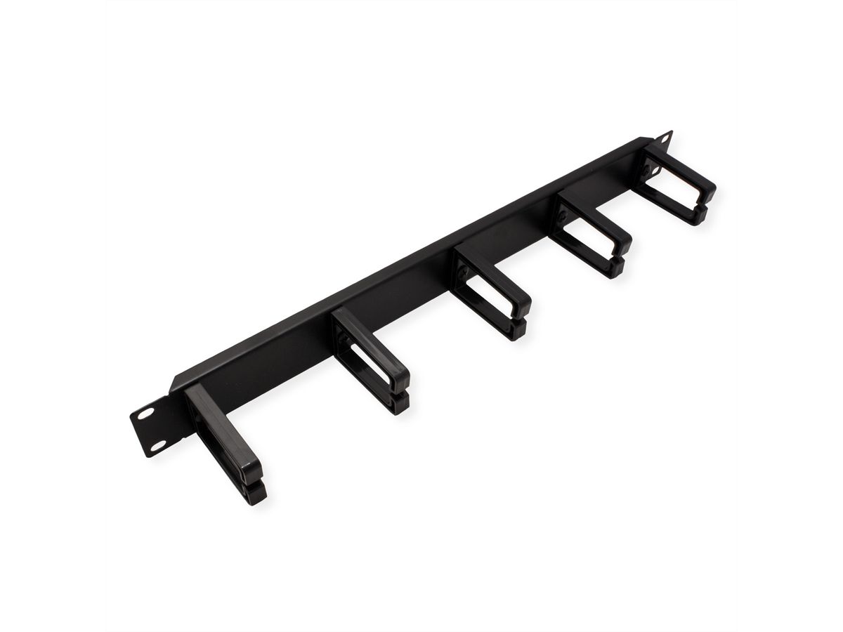 VALUE 19"-Frontplatte, h/v Kabelführung, Typ C, schwarz