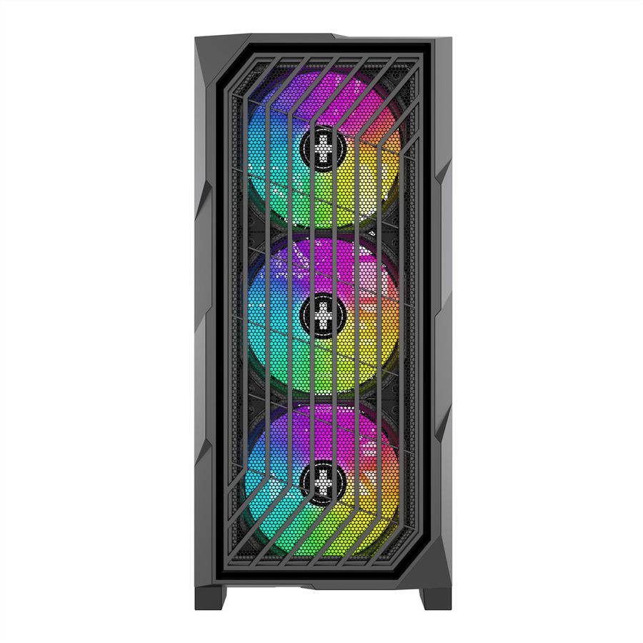 XILENCE Xilent Breeze II ATX PC-Gehäuse schwarz, X812.ARGB Gaming ATX PC Case