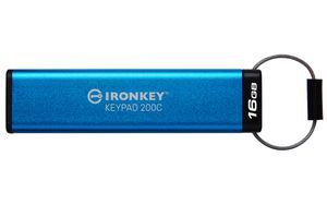 Kingston Technology IronKey 16GB USB-C Keypad 200C, FIPS 140-3 Lvl 3 (ausstehend) AES256