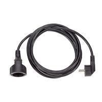BACHMANN Extension cable, Schutzkontakt 230V 2m schwarz