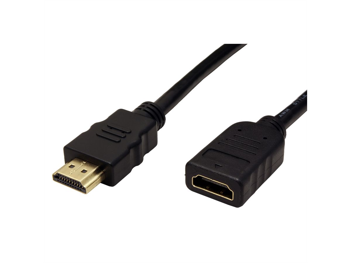 VALUE HDMI High Speed Verlängerungskabel, mit Ethernet, ST-BU, 2 m