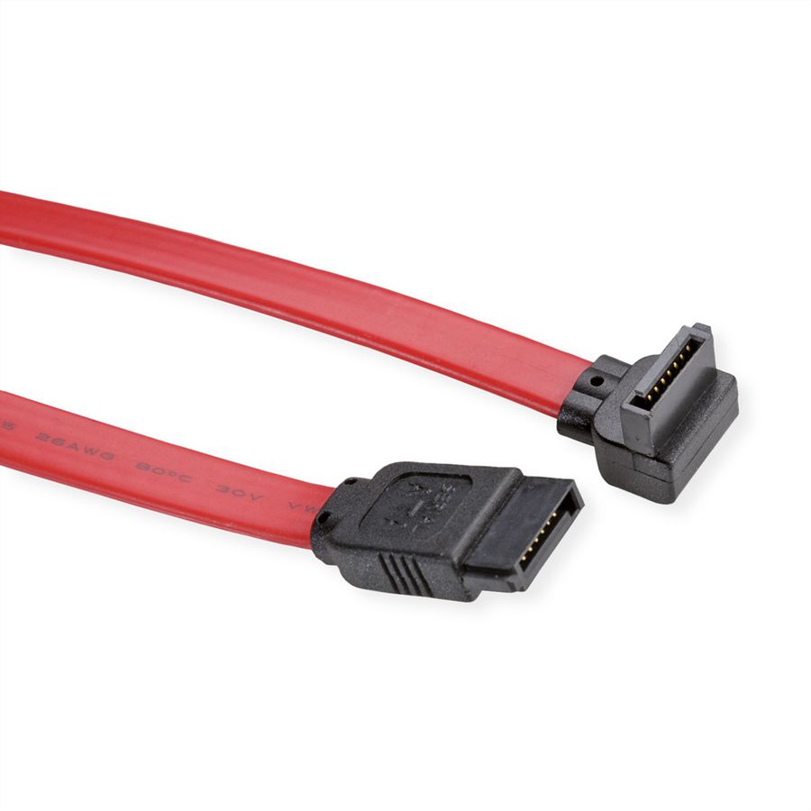 VALUE Internes Festplattenkabel SATA 3.0 Gbit/s, gewinkelt, 0,5 m