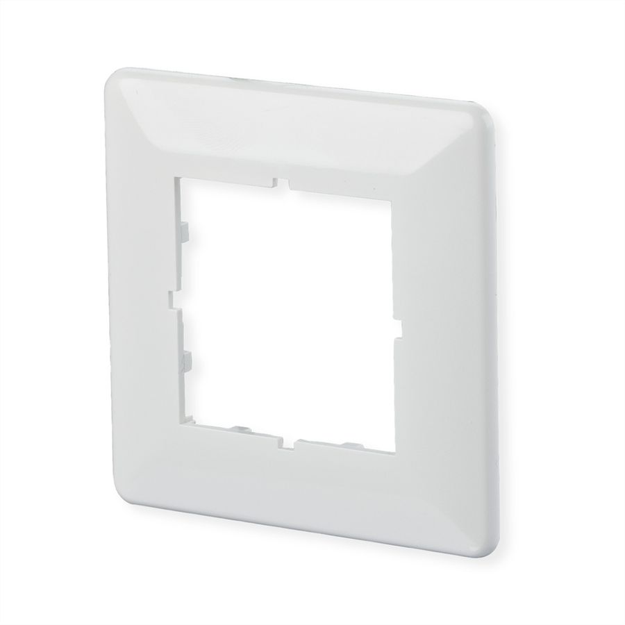METZ CONNECT Abdeckplatte 80 x 80 mm reinweiß, E-DAT C6